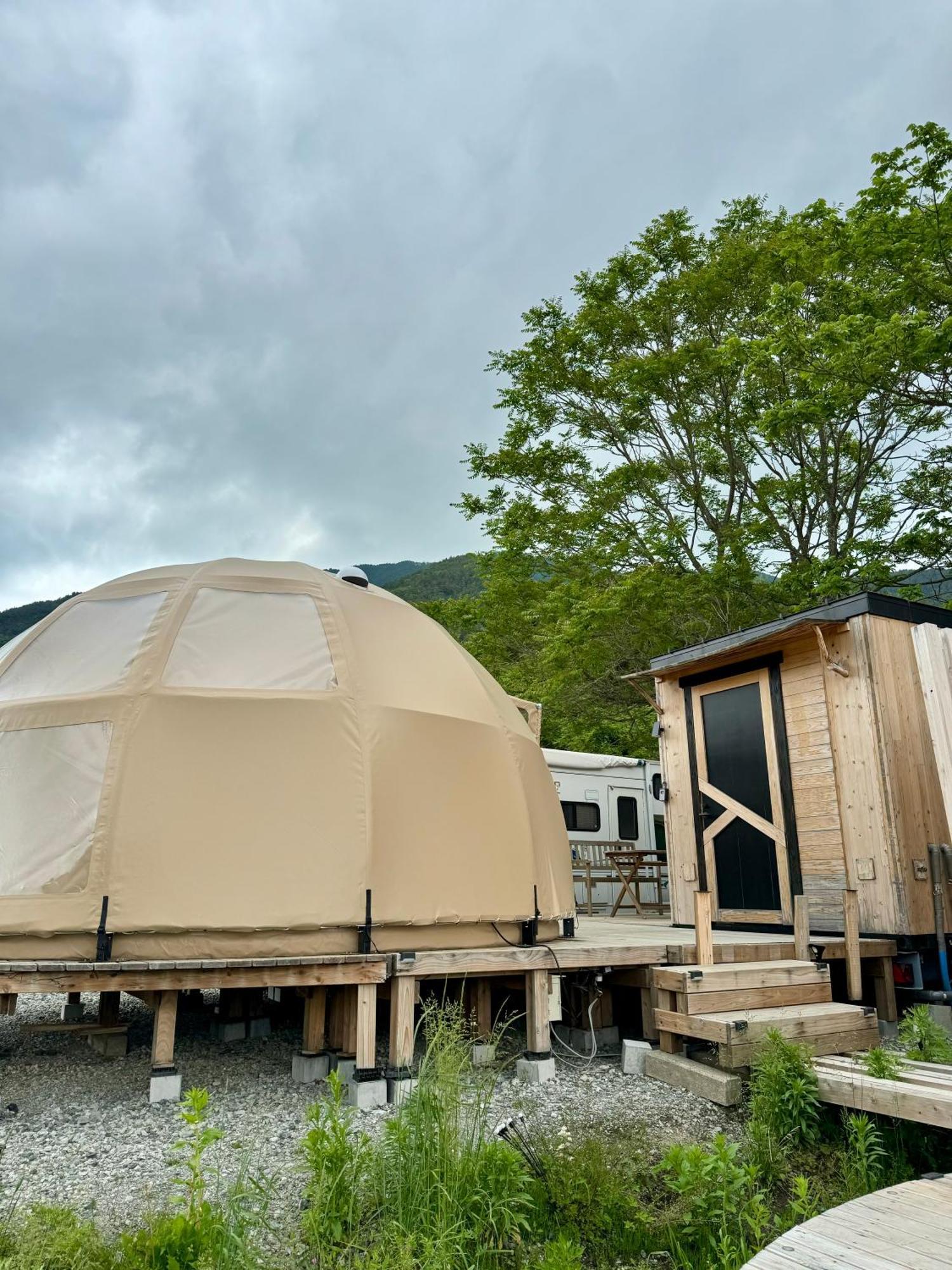 Fuji Dome Glamping Hotel Фуджикавагучико Екстериор снимка